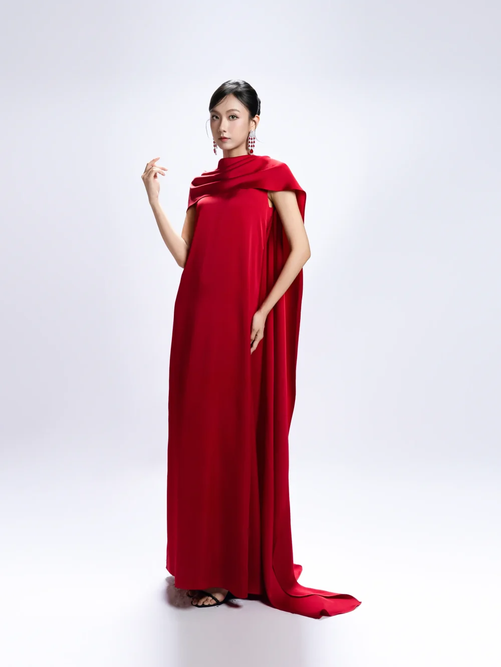 Maxi Cape Dress