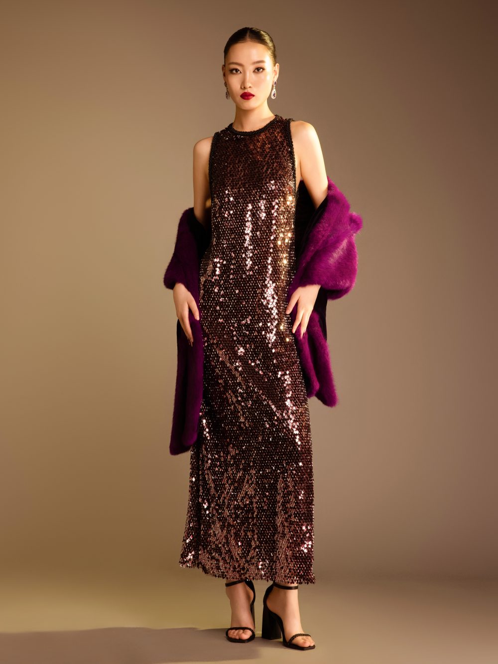 Sequin Shift Dress