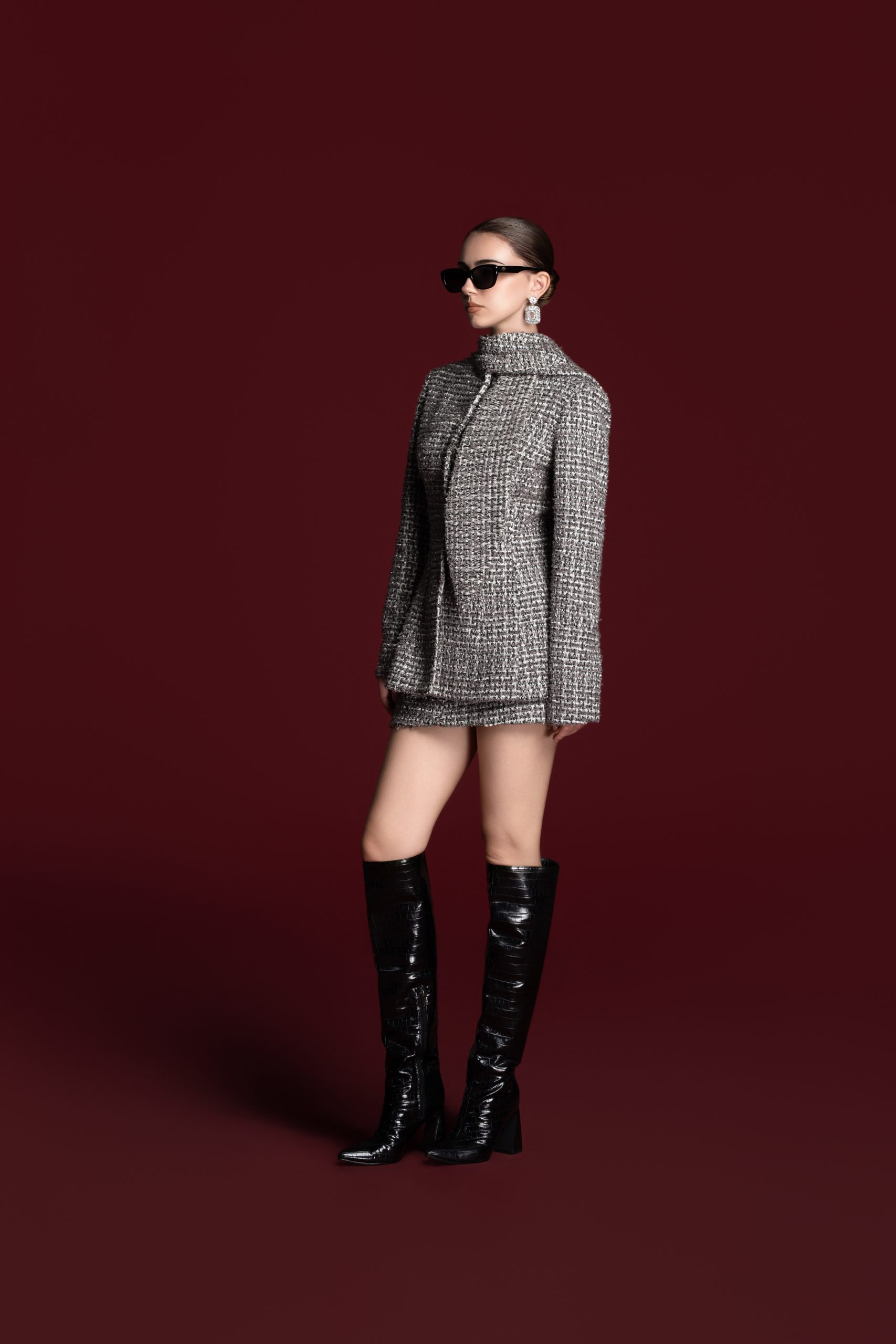 Tweed Mini Skirt