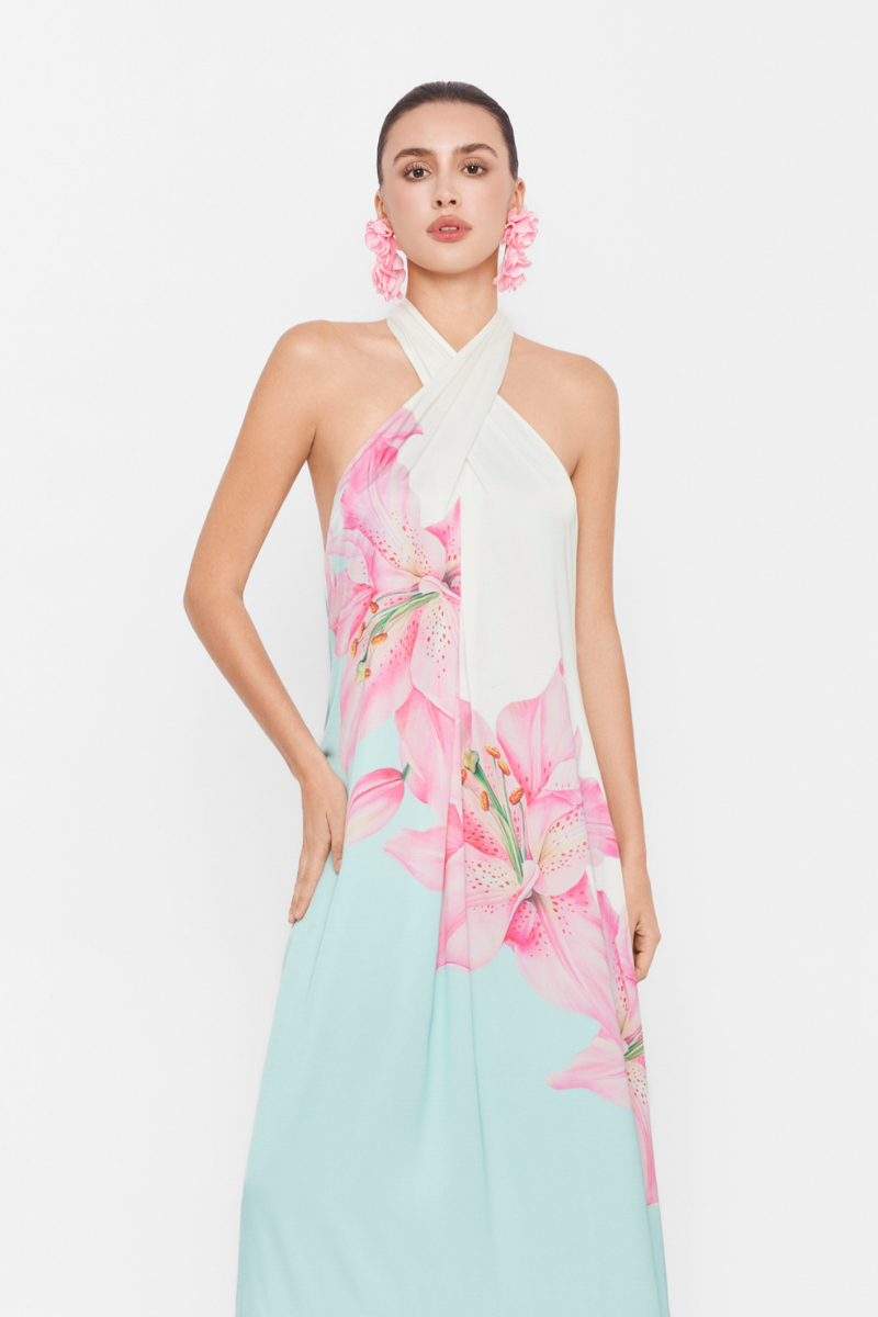 The Riviera Halter Dress