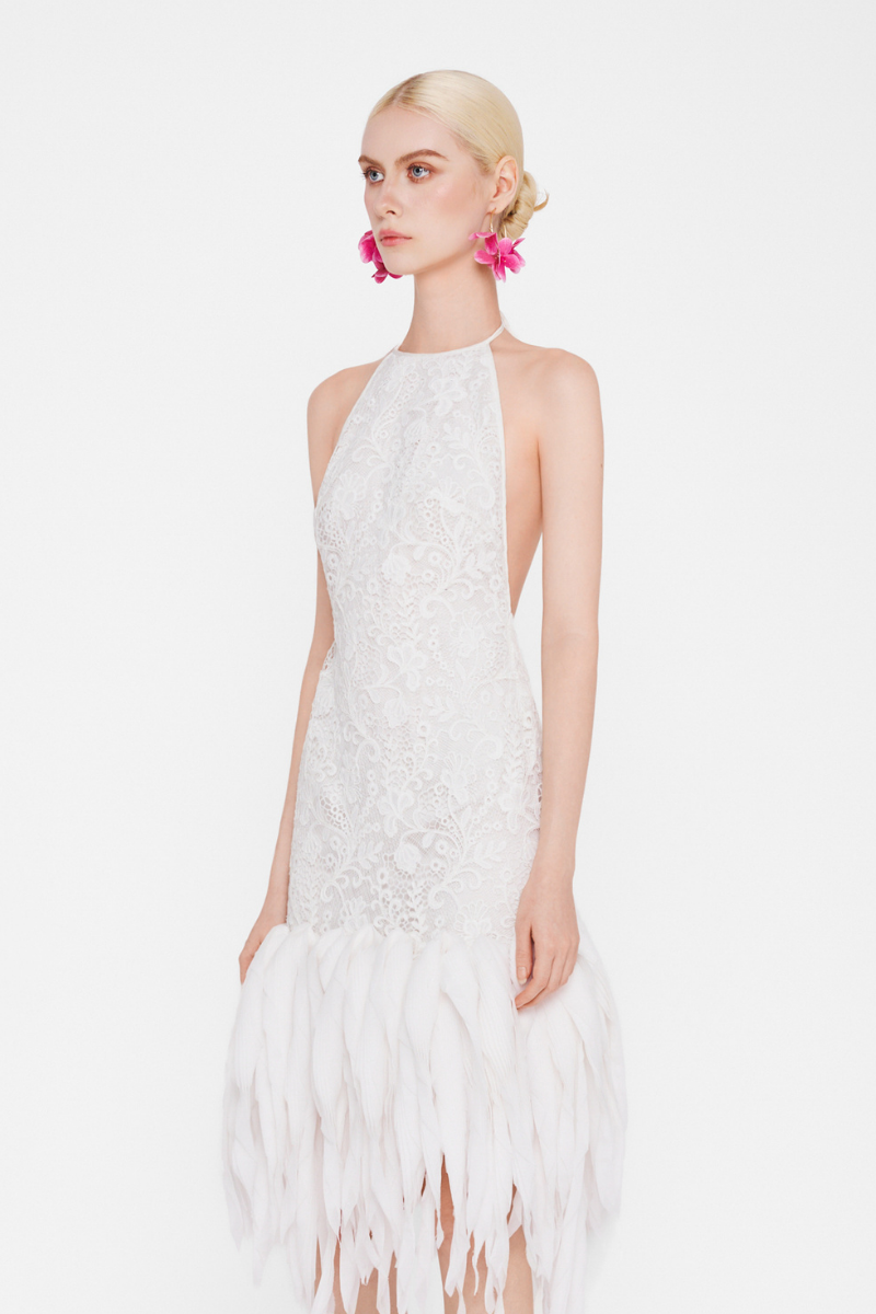 Jellyfish Halter Sheath dress