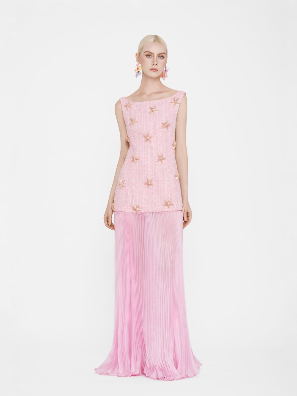 Starfish embellishment maxi dress